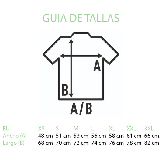 Camiseta blanca-negra “LA MAGIA ES VENTURA”