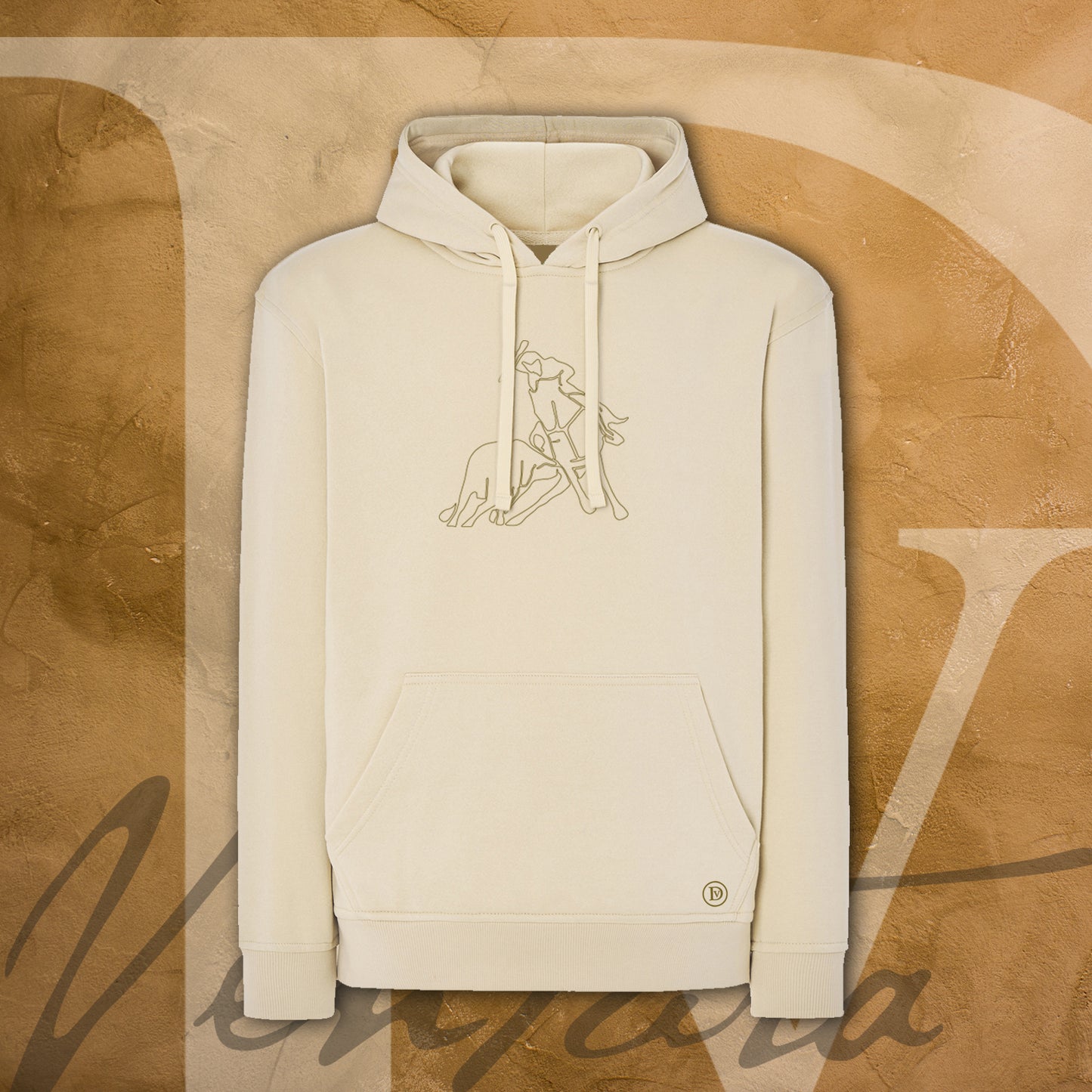 Sudadera c/capucha burdeos “BEIGE”