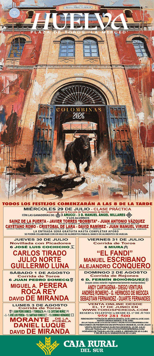 Diego Ventura en Huelva | Feria de Colombinas 2026