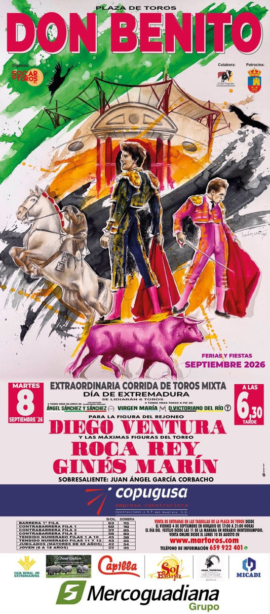 Diego Ventura en Don Benito | Día de Extremadura 2026