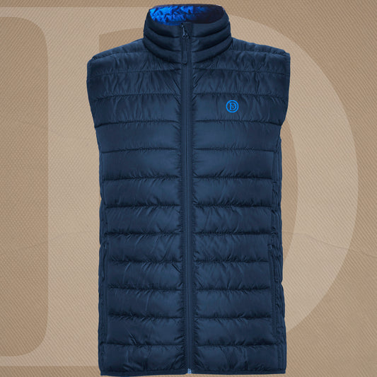 Chaleco sin mangas “VENTURA” azul petrol-azul marino