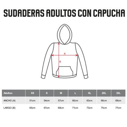 Sudadera c/capucha AZUL PETROL “QUIEBRO”