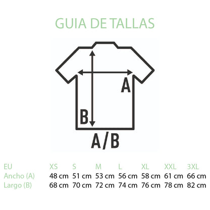 Camiseta blanca-negra “LA MAGIA ES VENTURA”