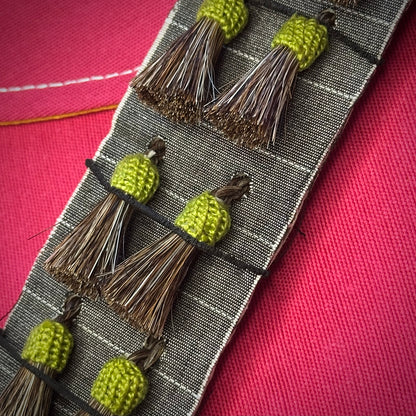 JUEGO DE CAIRELES ESCOBILLA DE CERDA