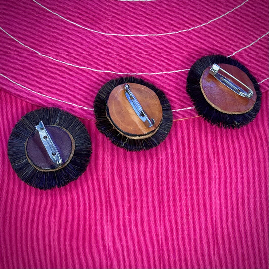 BROCHE DE CERDA-SEDA