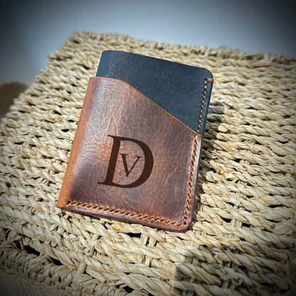 Tarjetero-billetera vertical “WAX”