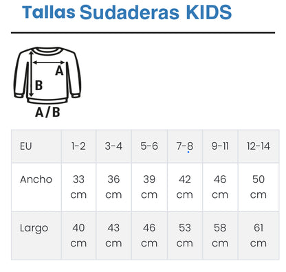 SUDADERA VERDE MOSS “ALFILERES DE COLORES”