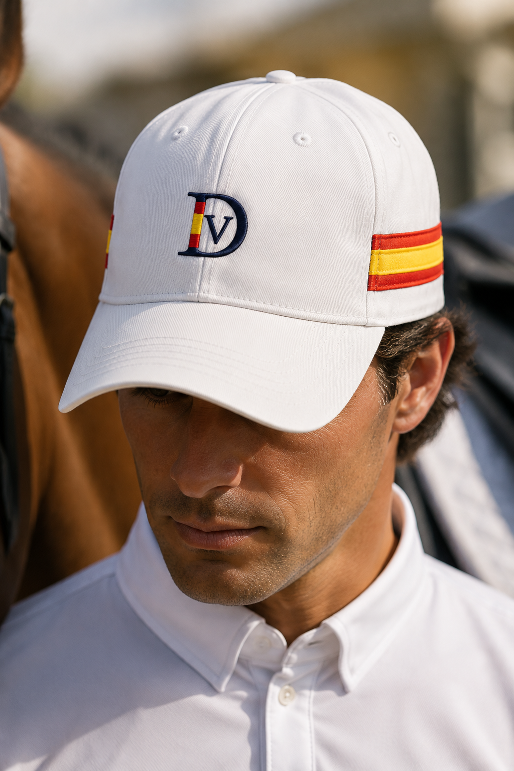 Gorra Diego Ventura BLANCA | BANDERA DE ESPAÑA