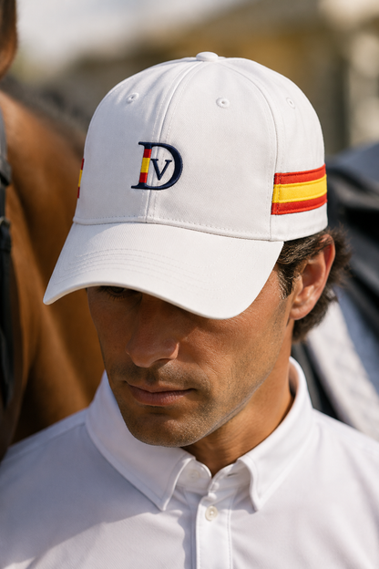 Gorra Diego Ventura BLANCA | BANDERA DE ESPAÑA