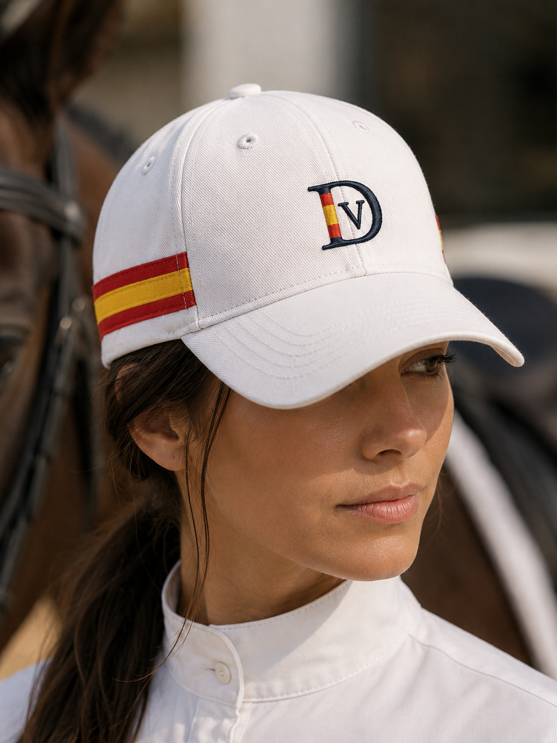 Gorra Diego Ventura BLANCA | BANDERA DE ESPAÑA