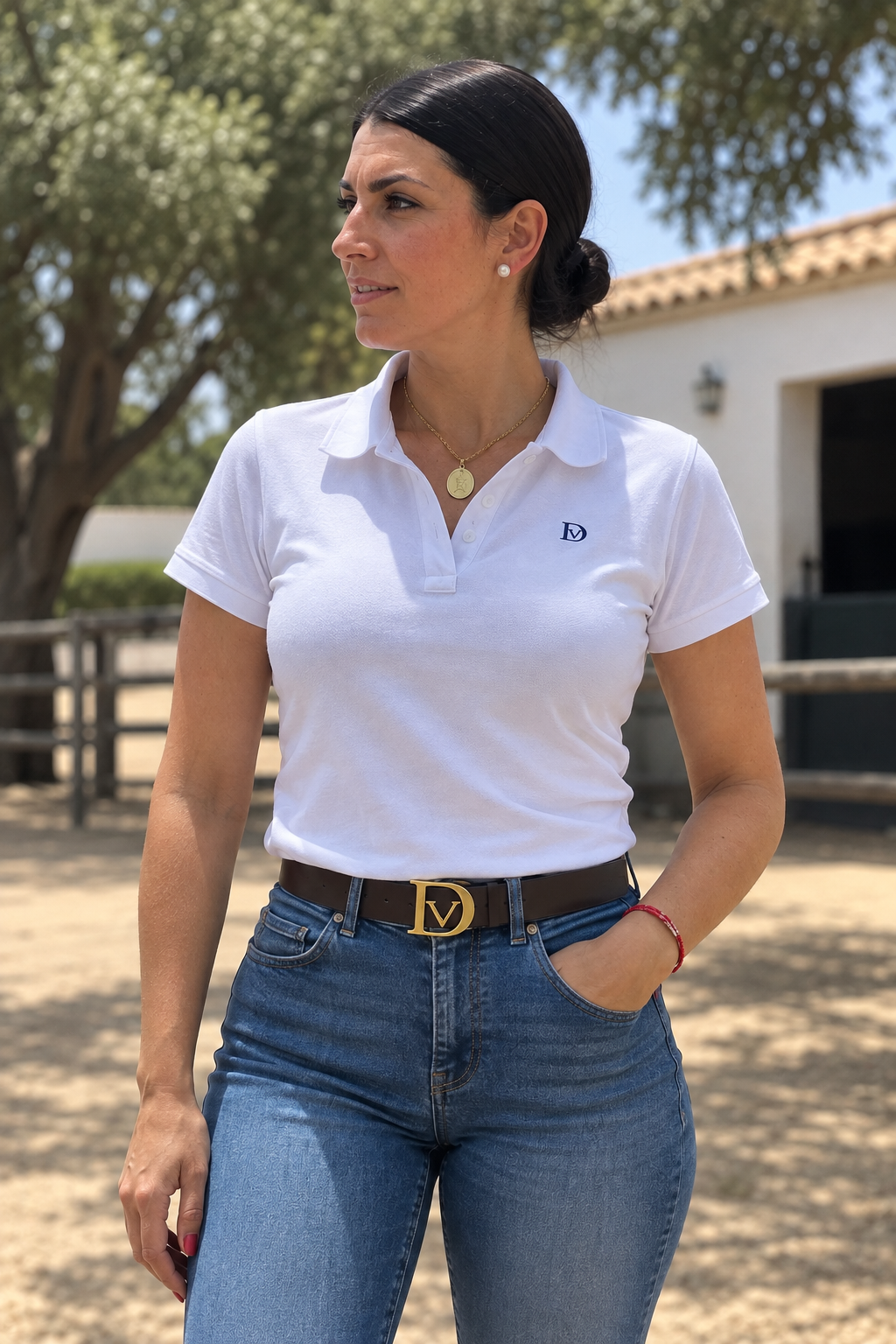 POLO MUJER DV | BLANCO