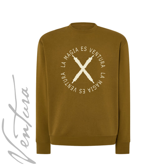 Sudadera Ocre “LA MAGIA ES VENTURA”